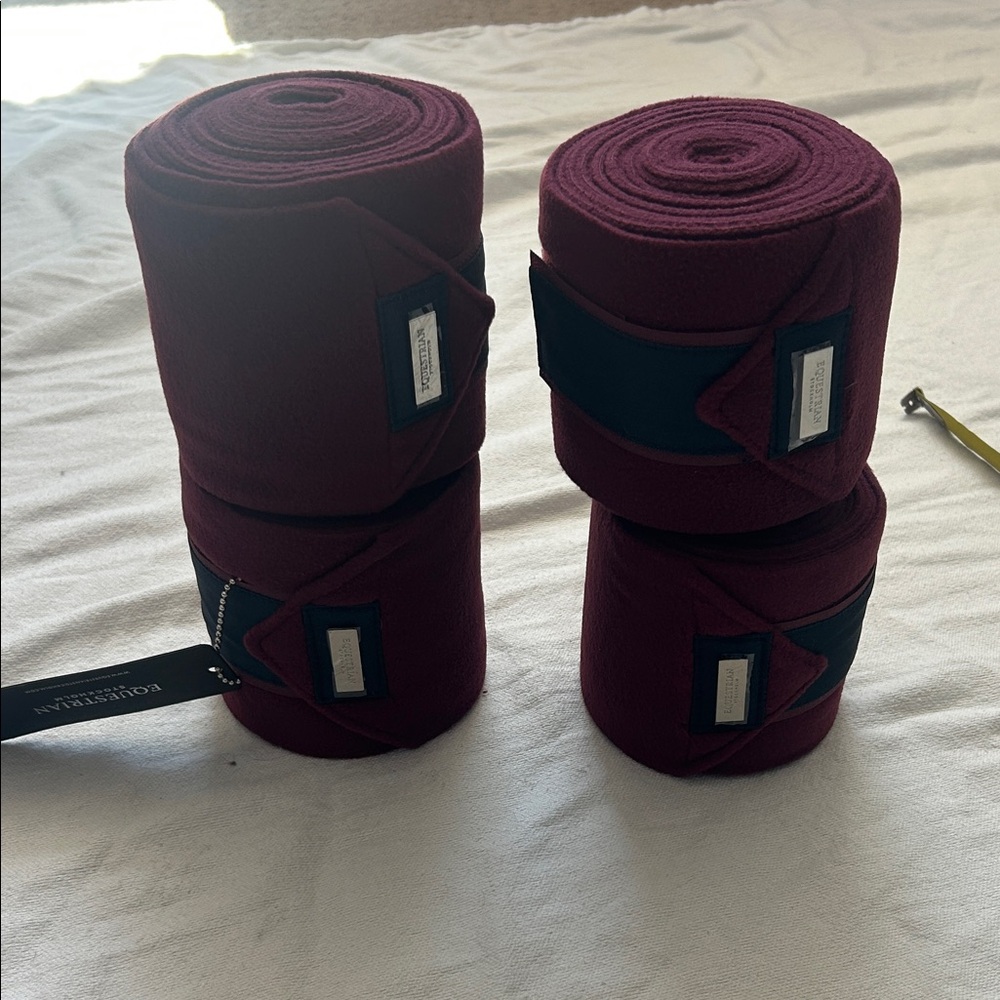 Equestrian Stockholm Merlot Polo Wraps